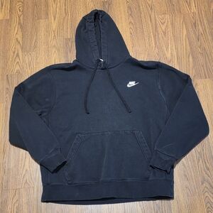 Nike Vintage Black Pullover Hoodie Sweatshirt Mens L Y2K Retro Essential A28